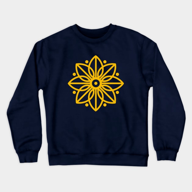 Sun Flower Good Morning Sun Crewneck Sweatshirt by GeeTee